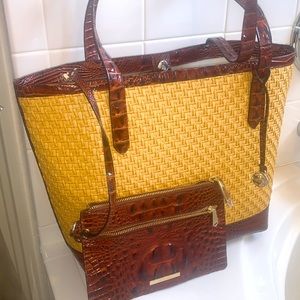 Brahmin Toasted Almond Melbourne Genuine Leather